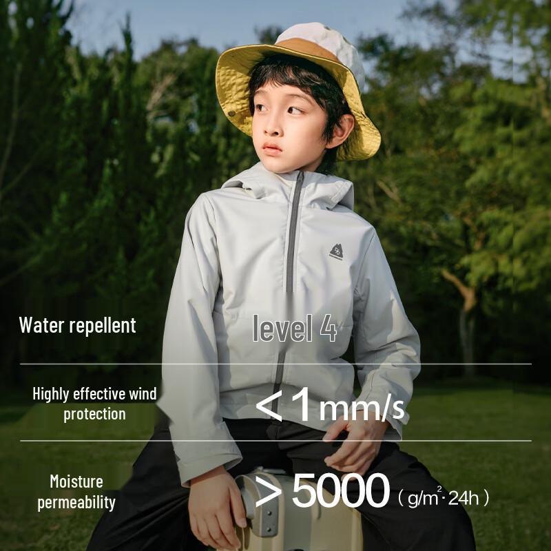 Balabala Kids 2-Piece Windproof Waterproof Jacket 130