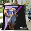Jojo's Bizarre Adventure  Anime Soft Plush Blanket,Flannel Blanket Throw Blanket for Living Room Bedroom Bed Sofa Picnic Cover