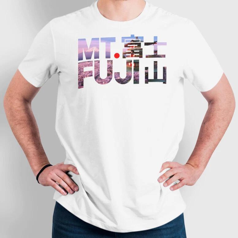 Mt. Fuji Japan Graphic Art Novelty Tee Unisex Soft T shirt 2XL