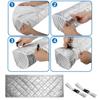 Air Conditioning Hose Insulation Cover Suitable for Exhaust Ducts Thermal Protection with Adjustable Elastic Straps