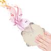 Hand Tambourine with Metal Single Row Jingles Sheepskin Drum Skin Wooden Tambourines