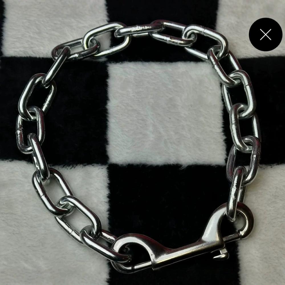 Fashionable Punk Geometric Rivet Necklace Female Instagram Hip-Hop Punk Cold Style Personality Collarbone Chain