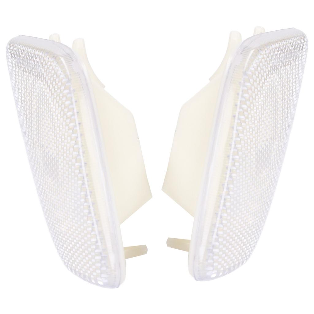 2 Stück Auto Front Seitenmarkierungsleuchtengehäuse Weiß Ersatz für Jeep Wrangler 1997?2006