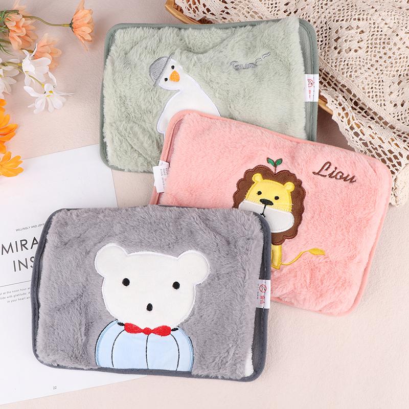 Reusable Electric Hot Water Bag Soft Winter Hand Warmer Hot Water Bottle Rechargeable Warm Hand Pocket Christma Gift