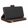 Applicable To iPhone11 Pro Max Mobile Phone Case Note10 Retro Matte Multi-card Position Zipper Wallet Leather Case