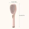 Self Cleaning Hair Brush for Women,Retractable Hairbrush Easy Clean,Anti Static Massage Brush,Rotary Telescopic Structure