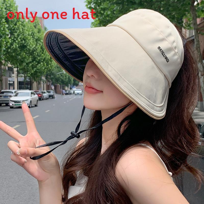 Summer Sun Protection Hat With Large Brim And Breathable Fabric For Women Outdoors