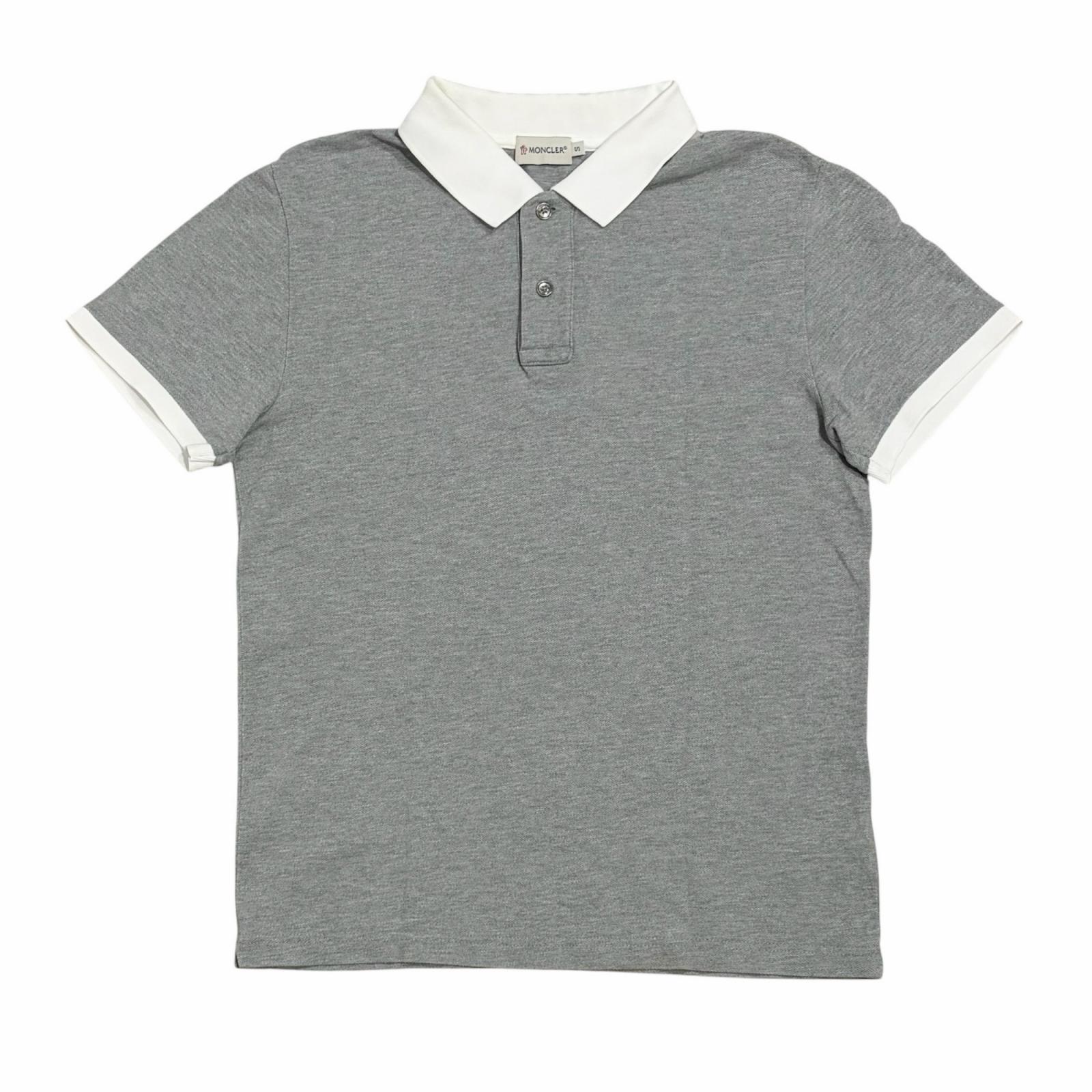Used MONCLER 41091830985084093Polo shirt gray mens