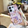 Back Cover Silicone Phone Case For UMIDIGI G9 5G/Note9 5G Dirt-resistant Anti-dust Fashion Design Shockproof Wrist Strap