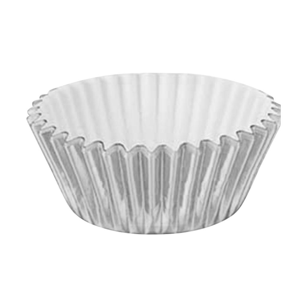 Tube Baking Paper, Tomafen Cake Paper Cup,100pcs,Thick Aluminum Foil Oil Proof Cake Paper Holder