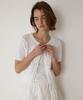 Among A Skashi Half Sleeve Cardigan_White
