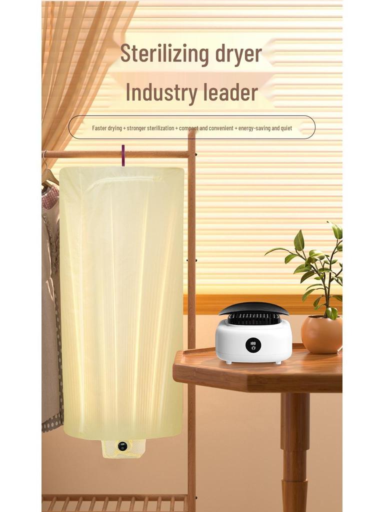 Foldable 3-in-1 Portable Air and Shoe Dryer for Dorms and Travel
