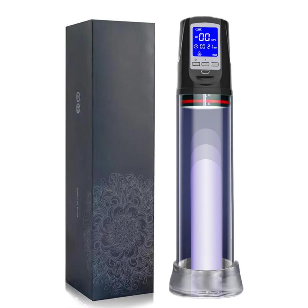 Electric Penis Pump Male Masturbator Vacuum Pump Extender Enlarger Dick Pump Cock Ring Adult Delayed Ejaculation Training 18+