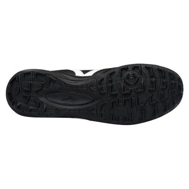 Mizuno Morelia Series Round Toe Lace-Up TF (Rubber Studs) Slip-Resistant Durable Soccer Shoes Men Soccer Shoes Black Q1GB160001