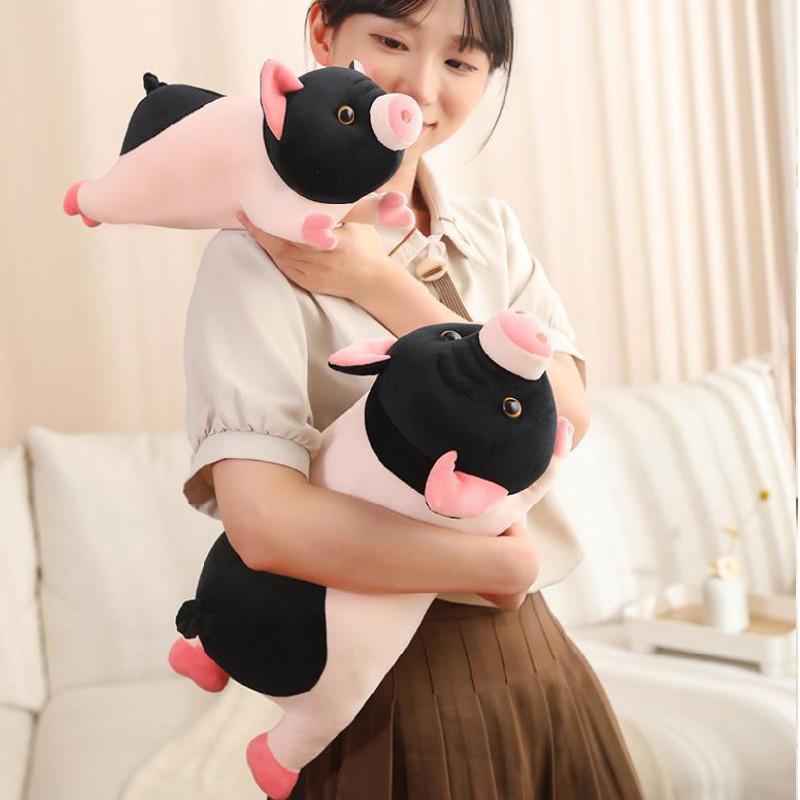 Adorable Cartoon Animal Plush Pig Pillow Soft Toy Perfect For Kids Birthday Gift