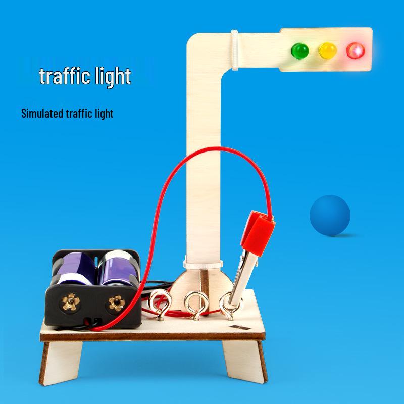 

DIY Traffic Light Model Kit: Red & Green Light Circuit for Science Experiments