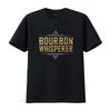 Bourbon Whisperer T Shirt Lover Whiskey Bottle Drinker Vintage Unisex Stretched Top For Everyday Wear Breathable Homme