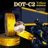 High Conspicuity Yellow Reflective Tape Prismatic Retro Reflector Sticker Waterproof Reflective Strip For Truck Trailer