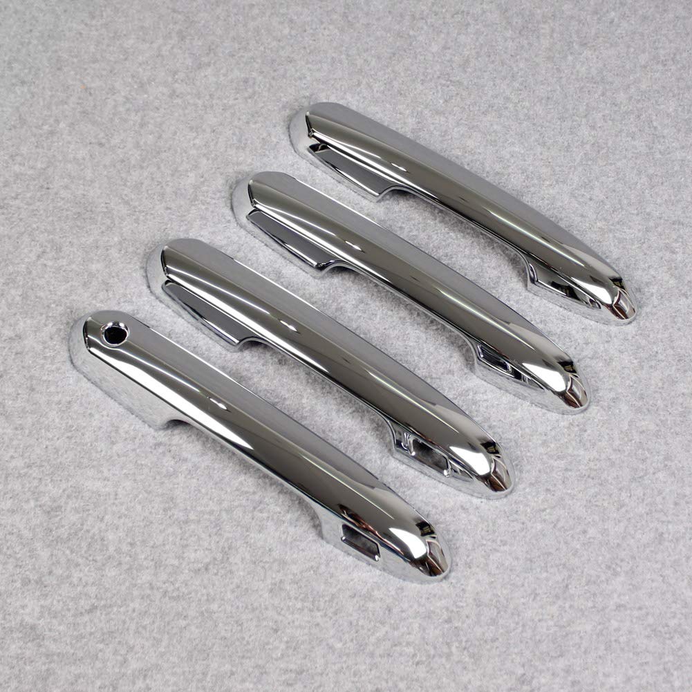 RUIQ Toyota Neuer RAV4 5. Generation Exklusive Äußere Türgriffabdeckung Chromplattiert Knauf Vollabdeckungstyp Exklusiv für TOYOTA RAV4 Entwickelt