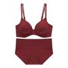 Leopard print underwear, women's small breasts gather, sexy seamless bra, closed breasts, anti-sagging, no steel ring, upper support shows a large bra