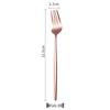 Portugal Gold Stainless Steel Cutlery Set: Four-Piece Knife, Fork, and Spoon Set for Steaks.