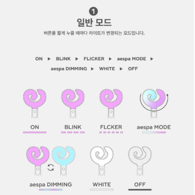 AESPA OFFICIAL FANLIGHT ver.2