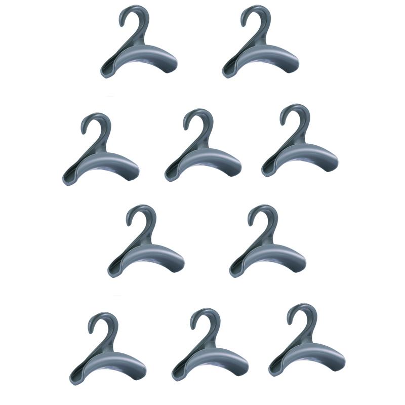 5pcs/set Arch Coat Rack Hook Bag Holder PP Material for Home Closet Storage Hat Scarf Shawl Purse Handbag Organizer Hooks