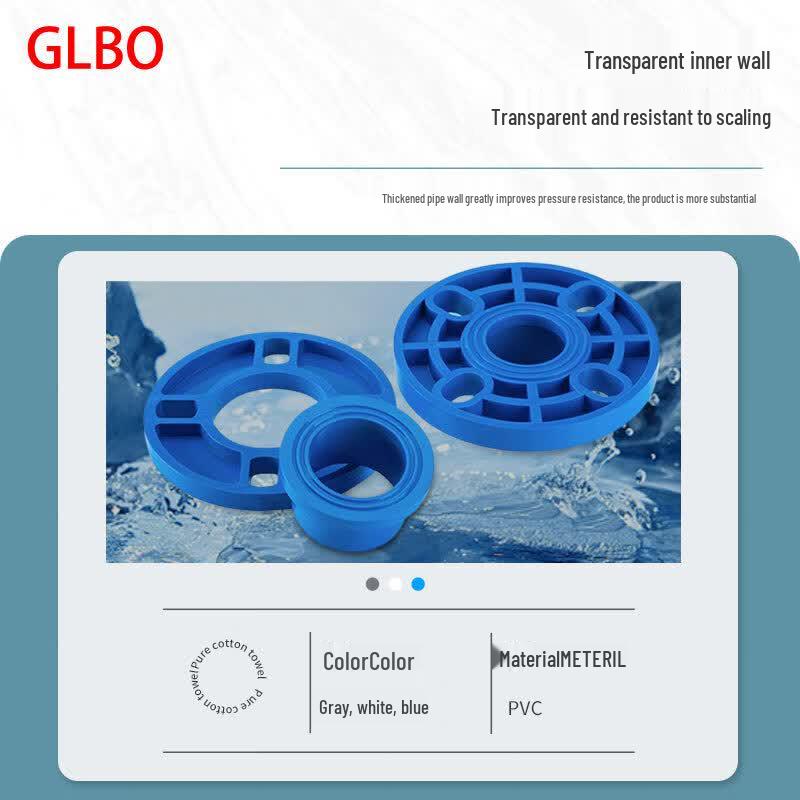 GLBO PVC Integrated Flange Connector for Water Pipes