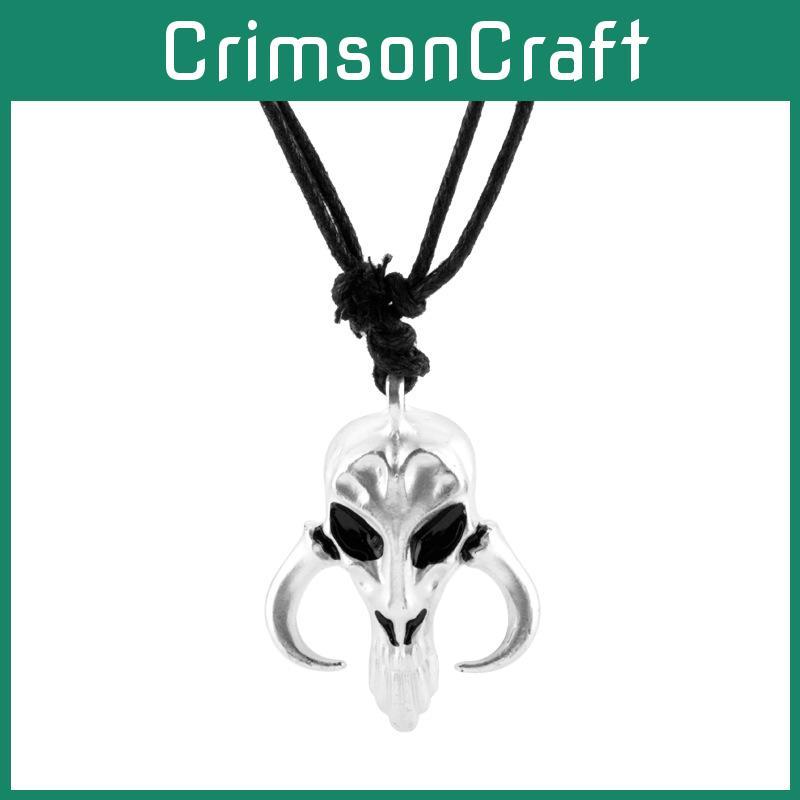 John Carter Mandalorian Pendant Necklace With Alloy Cartoon Character Design For Casual Wear