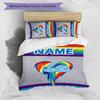 3pcs My Little Pony6 Cover Set - Personalized Name, HD Printed Bedding with 1 Cover and 2 Pillowcases - Perfect for Home Decor, Easy Care