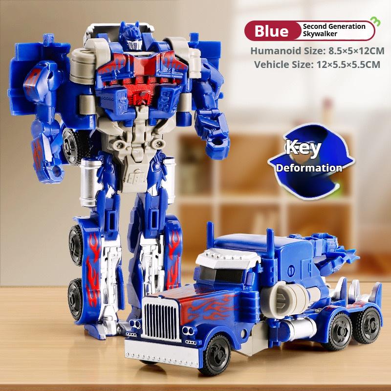 Nový Transformation Car Anime Robot Model Jednokrokový Deformačný Robot Hračka Detská Skladačka Hračka Deformačné Auto Akčná Figúrka Model