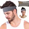 Men Women Yoga Headband Non Slip Sweatband Elastic Hair Band for Workout Running Athletic Wide Turban Headbands