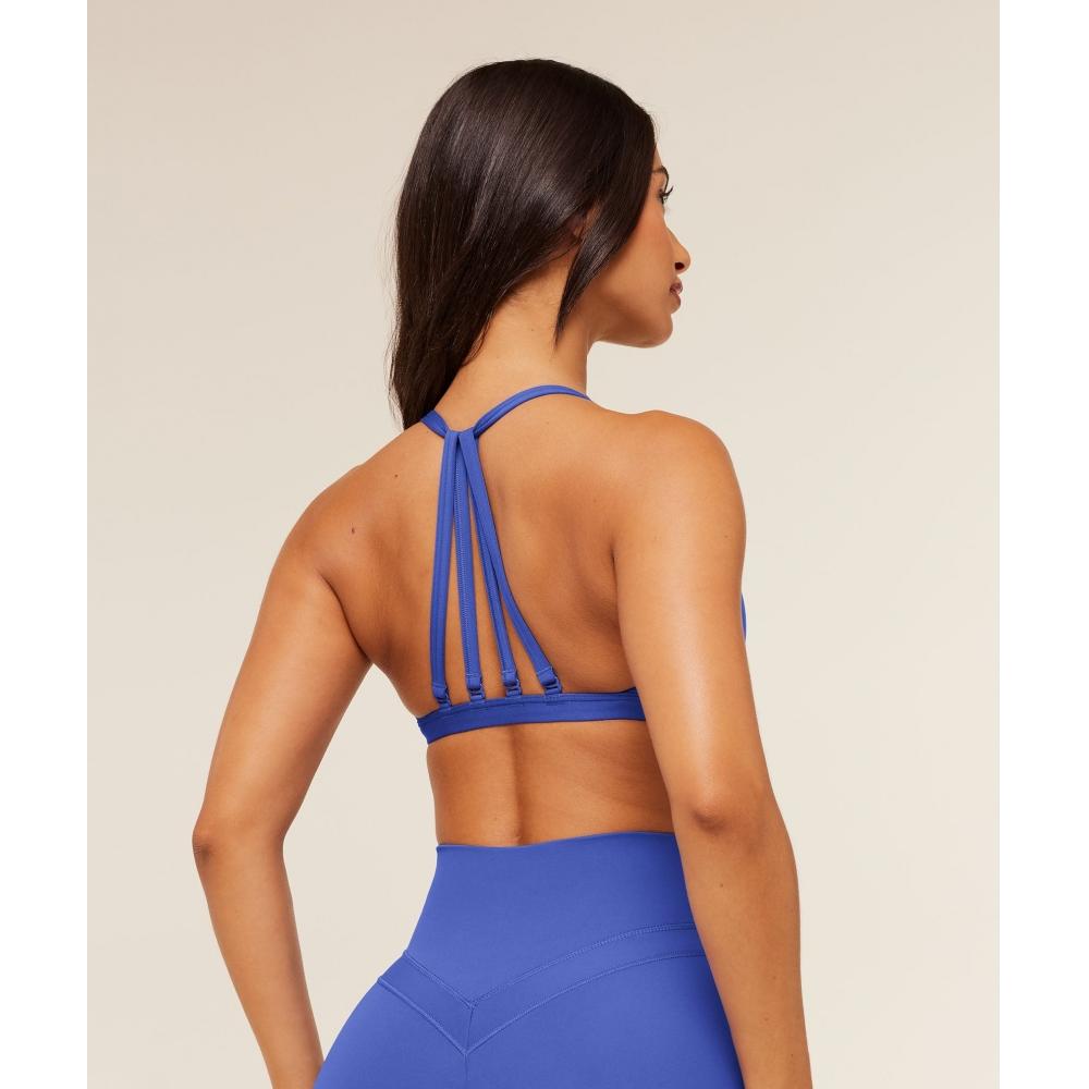 Gymshark Minimal Sports Bra Force Blue B3a2j Ucvg
