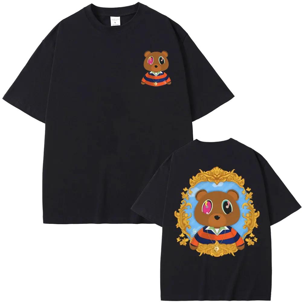 Best Famous Kanye West The College Dropout Graphics Tshirt Men Women's Hip Hop Rap Vintage T-shirts Male Casual Oversize T Shirt