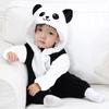 Autumn/Spring Thick Baby Dinosaur Romper - Warm, Cute, Perfect for Outings