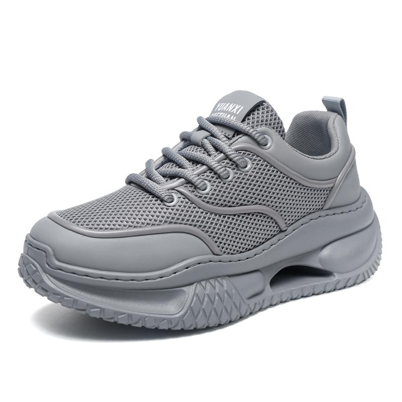 

Модные белые кроссовки Бренд Толстая подошва Удобный дизайн Стиль Досуг офис Дышащие уличные кроссовки для ходьбы Горячие продажи 44 серый