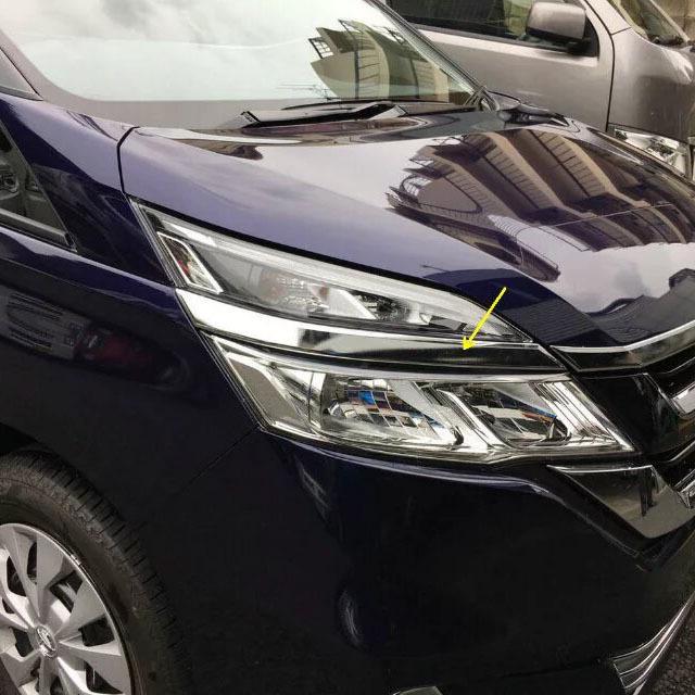 Nissan Serena C27 (2016-2020) Exterior Trim Set: Rearview Mirror, Door Bowl, Door Edge Strip, Front & Rear Bumper