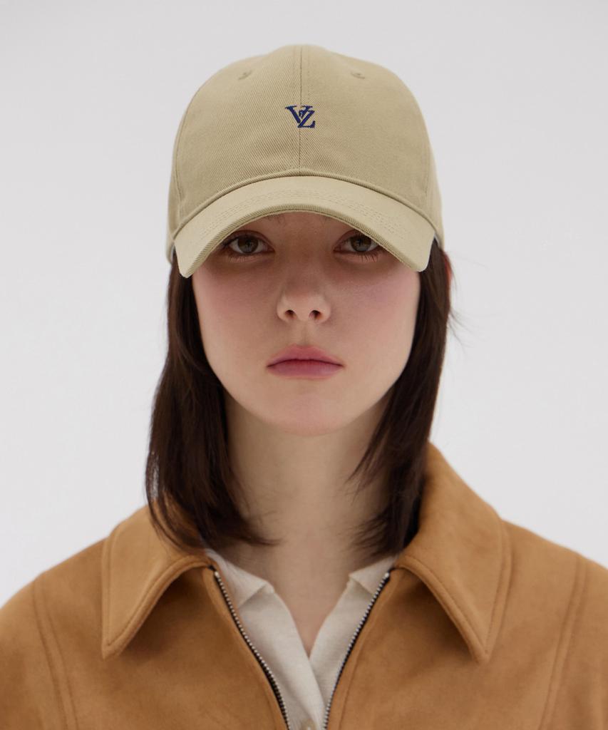 Bajal Vz Minimal Logo Ball Cap Beige