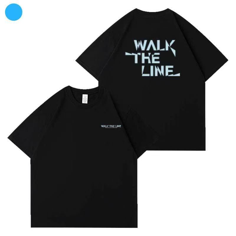 Enhypen 2025 WALK THE LINE koncertní tričko Kpop Móda letní tričko