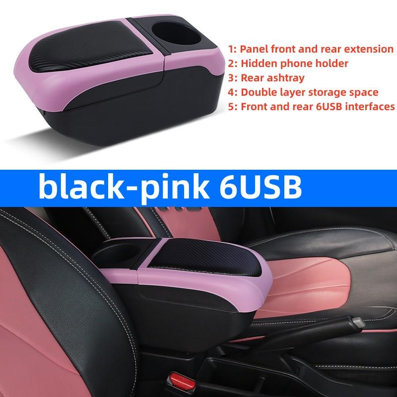 BES1 NEW For Proton Saga Armrest Box Special modified interior accessories for the central armrest box Large Space Dual Layer USB