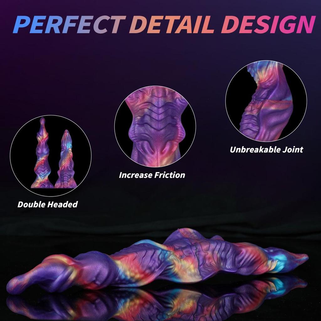 Dual-Headed Silicone Butt Plug for Easy Insertion - Unisex Adult Toy with Pointed Tip