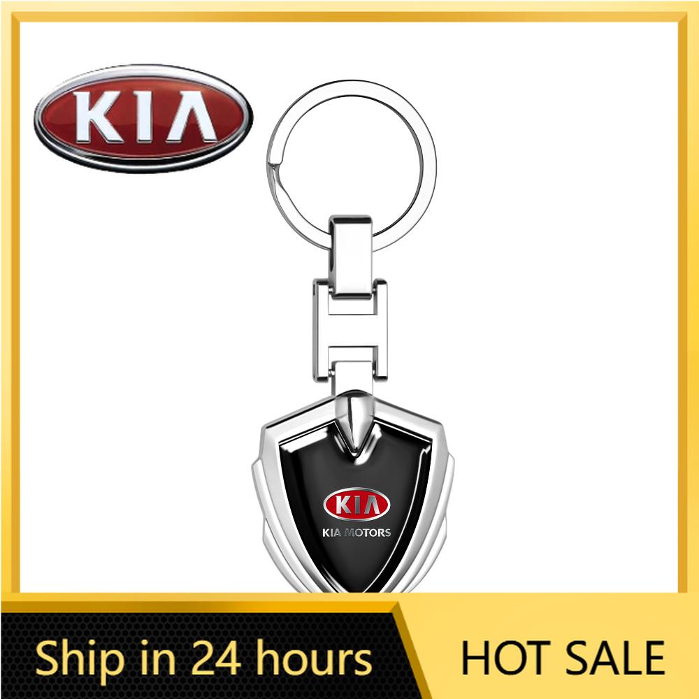 2026 Hot Car Sticker Fashion Keychains Keyring Car Key Ring Pendant for KIA Sportage Niro Rio Ceed Cerato Soul Sorento Picanto O