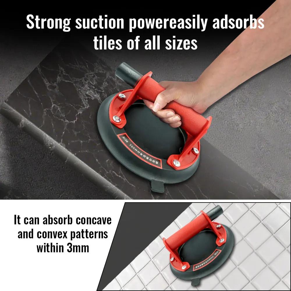 New Vacuum Suction Cup 200kg Loading Capacity Heavy Duty Vacuum Spreader for Tile Adsorption Glass Granite Lifting 8 Inch Cup