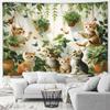 Cute Cat Tapestry Office Living Room Decoration Home Wall Tapestry