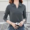 Navava Daily SliT Collar Long Sleeve T shirT nT2887