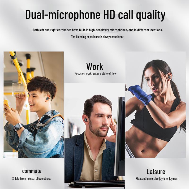 TWS-X10 Bluetooth Earbuds 5.4 In-ear Private Mold Wireless Dual Earphones