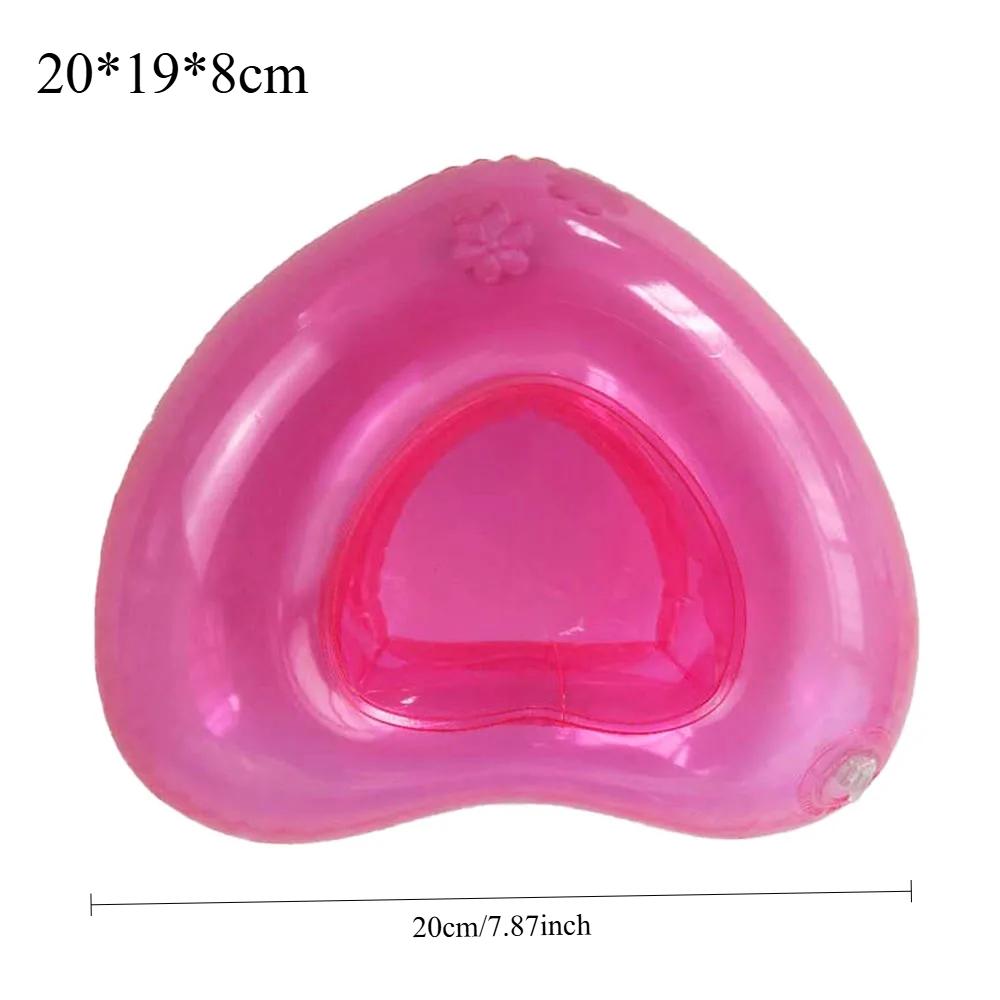 Inflatable Beverage Coaster in The Shape of A Flamingo Reusable Swimming Pool Float Toy Cute Decoration for Birthday Parties