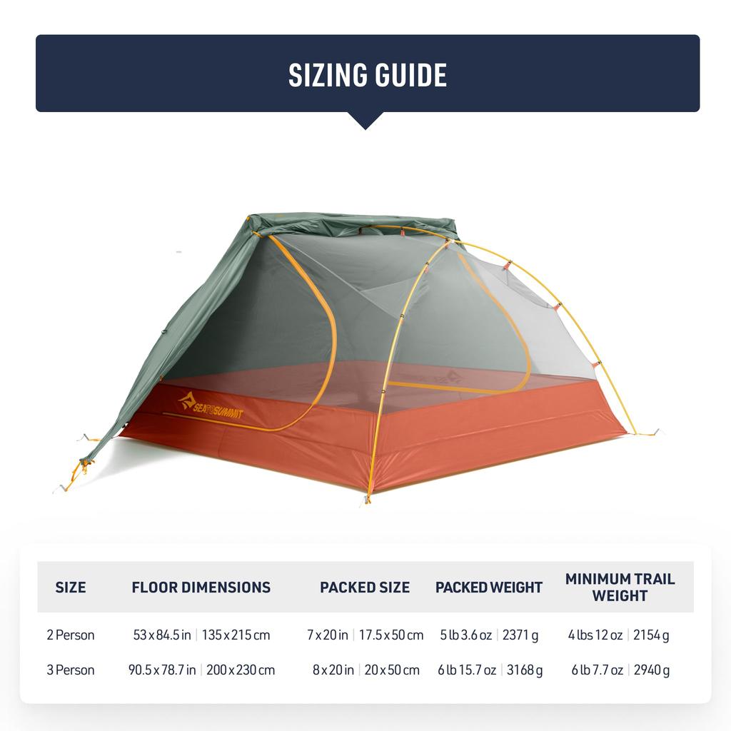 SEA TO SUMMIT Ikos TR2 Tent ST87009 Laurel Wreath