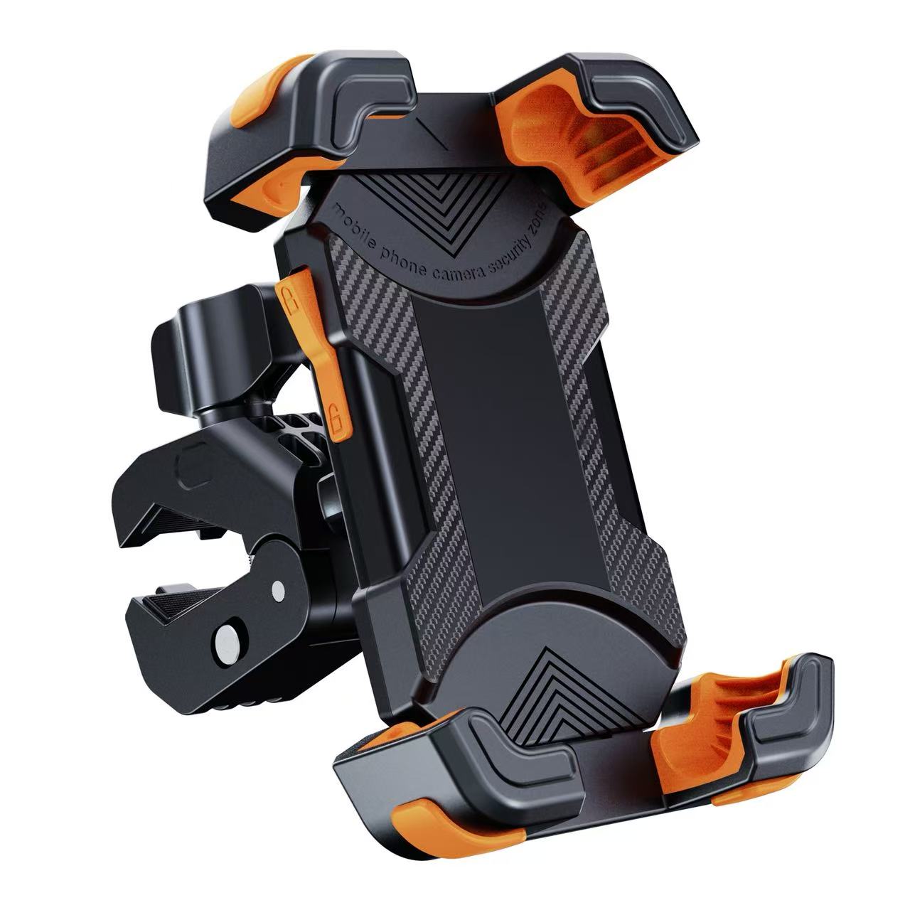 New Products 360 Degree Adjustable Motorcycle Quad Lock Phone Holder Bicycle Phone Stand Holder Bike Phone Holder for Bike Manual clip