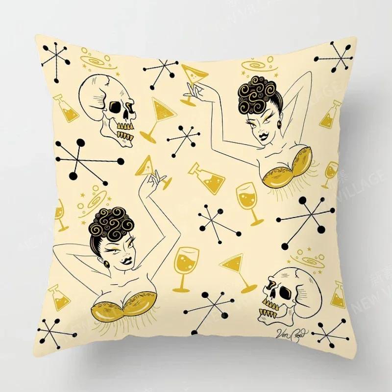 Nordic Fall Home Decor Autumn Throw Pillow Case Sofa Cushion Cover Modern X X Geometry